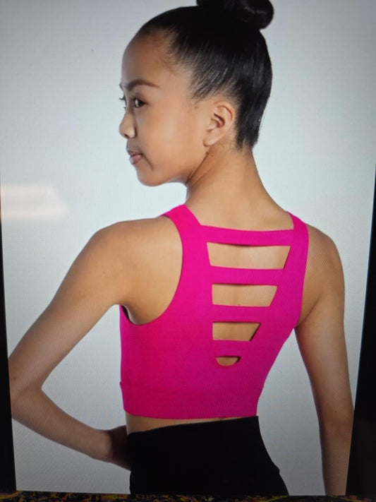 Ladder Back Crop Top-Adult-14070